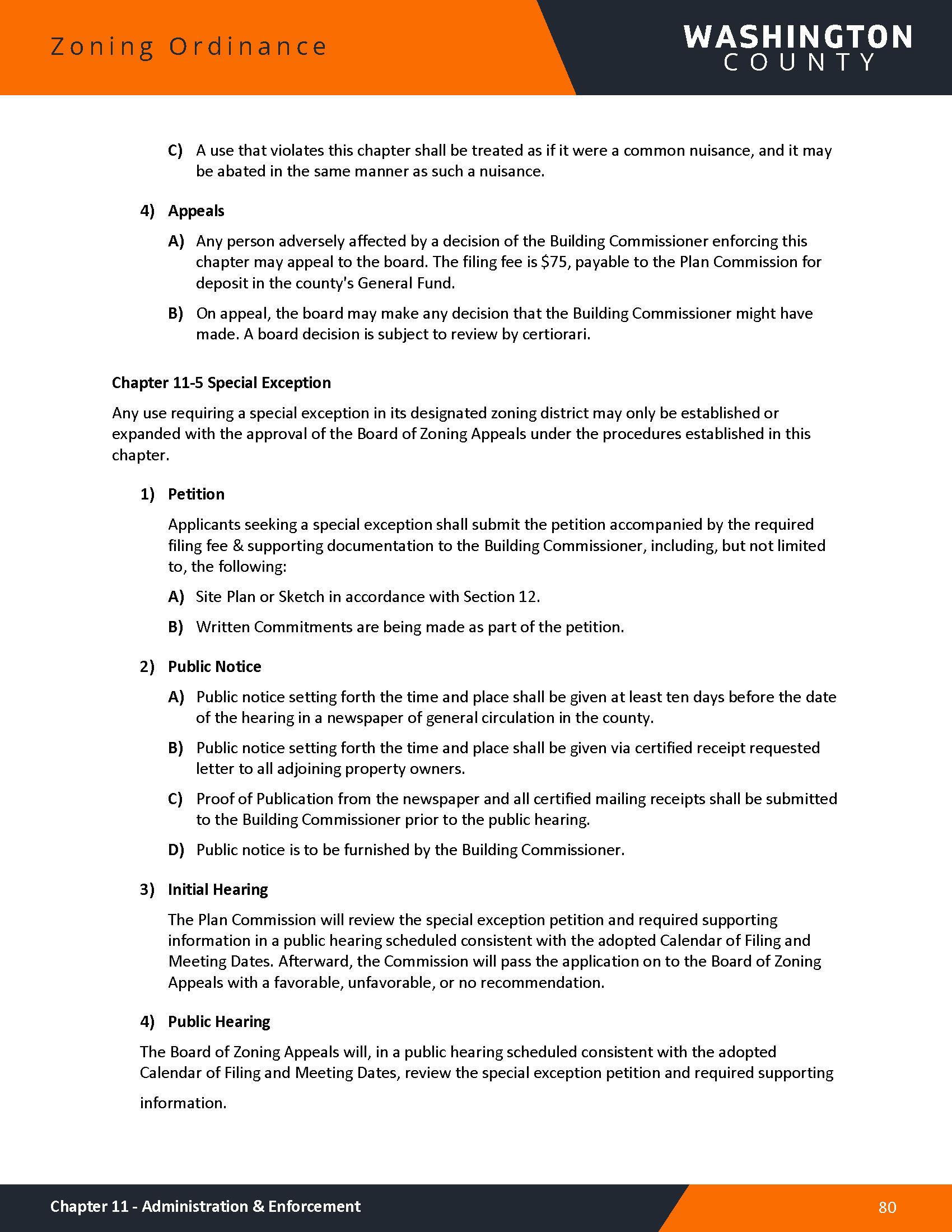 Washington County Zoning Ordinance1 12 25 Page 085